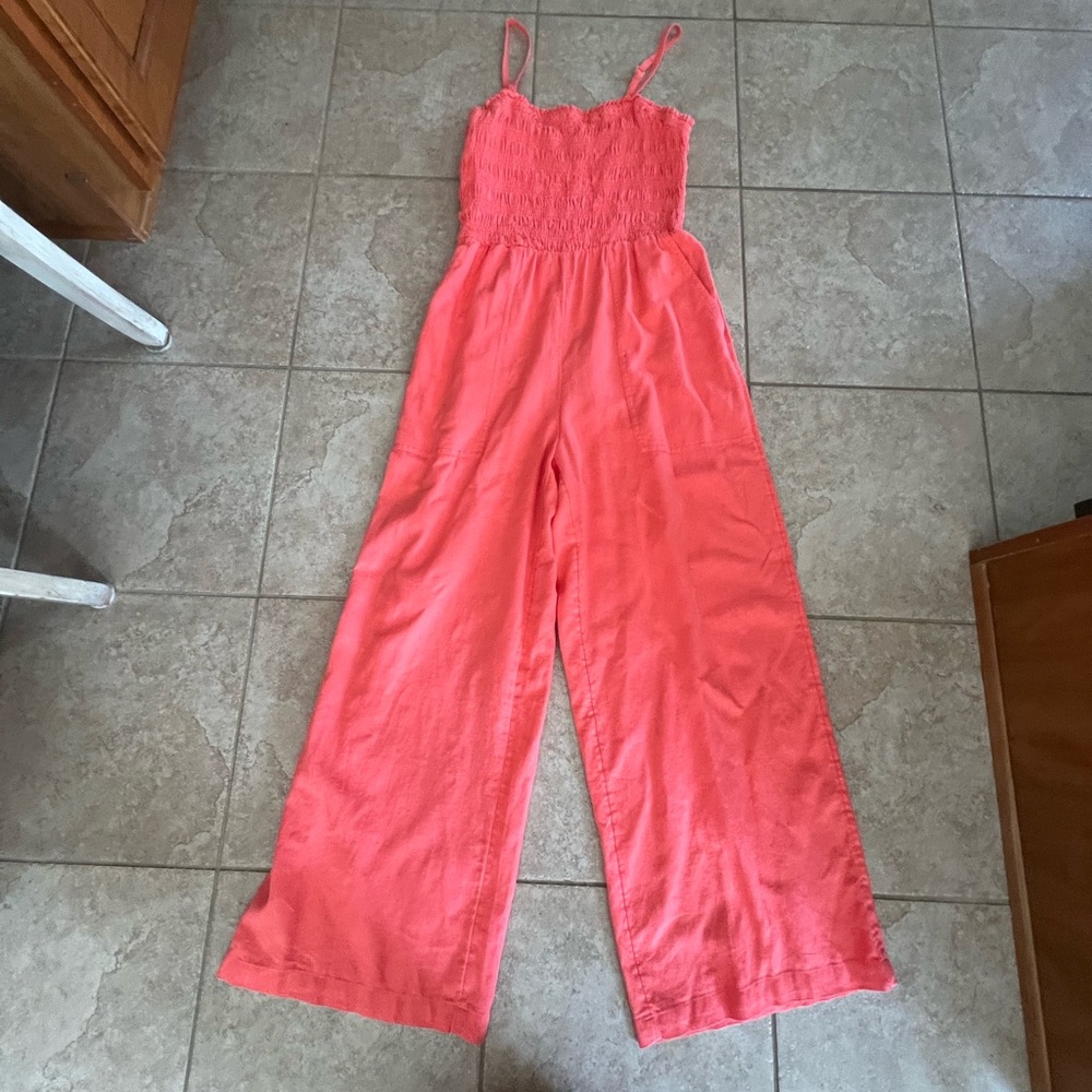 Universal Thread Pink Wide-Leg Jumpsuit
